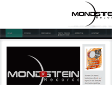 Tablet Screenshot of mondstein-records.com